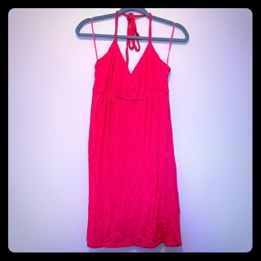 Pink Express halter dress 